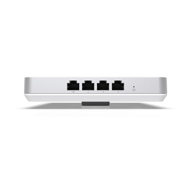 Ubiquiti UniFi Wi-Fi 6 Enterprise Sleek, Wall-mounted WiFi 6E Access Point, Integrated Four-port Switch, For High-density Office Network - Image 3
