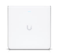 Ubiquiti UniFi Wi-Fi 6 Enterprise Sleek, Wall-mounted WiFi 6E Access Point, Integrated Four-port Switch, For High-density Office Network - Image 1