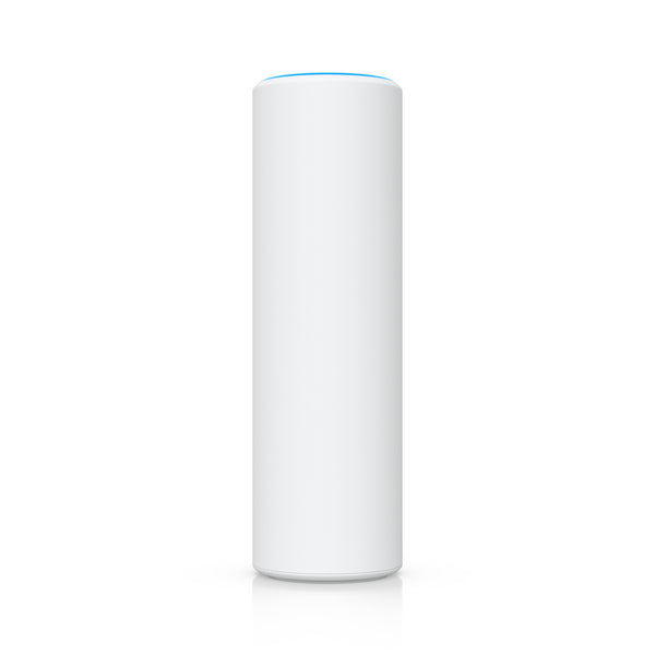 Ubiquiti U7-Mesh, Compact Indoor/Outdoor WiFi 7 AP, Integrated Long-Range Antenna System.