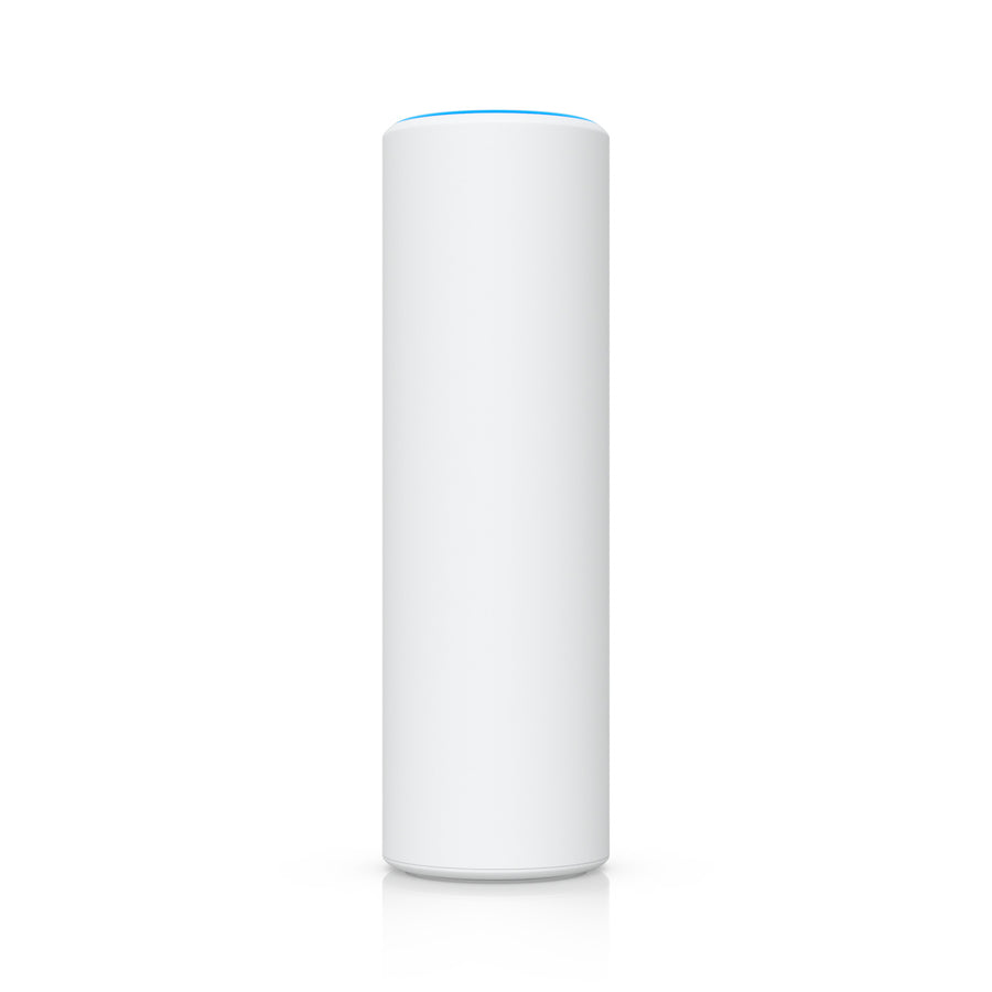 Ubiquiti U7-Mesh, Compact Indoor/Outdoor WiFi 7 AP, Integrated Long-Range Antenna System.