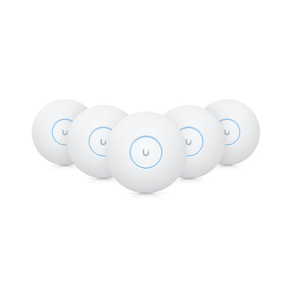 Ubiquiti UniFi WiFi 7 AP,5 Pack ,Ceiling-mount, AP 6 GHz Support, 2.5 GbE Uplink, 9.3 Gbps Over-the-air Speed,PoE+ Power,300+ Connect Device
