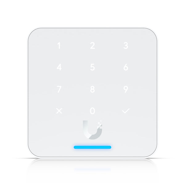 Ubiquit Reader Flex, White ,Third-generation NFC Card Reader With A Keypad & Apple Touch Pass Support, Outdoor IP55, Power via POE