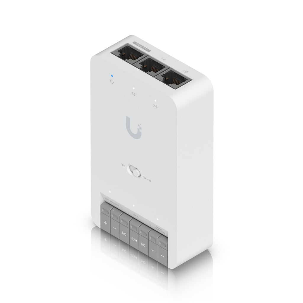 Ubiquiti Door Hub Mini, Compact Access Control Hub For  Single Door,1 Lock terminal -12V &Dry Switchable,Connect & Power Via PoE++,2 Additional Inputs - Image 5