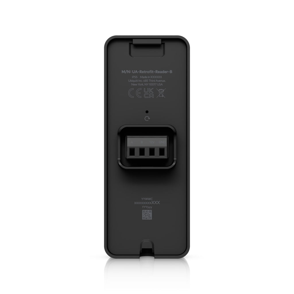 Ubiquiti Retrofit Reader,Black,Indoor/Outdoor OSDP Reader, NFC Card, Touch Pass,For UniFi Retrofit Hub Using Existing Cabling *Avail for Deal Reg* - Image 2