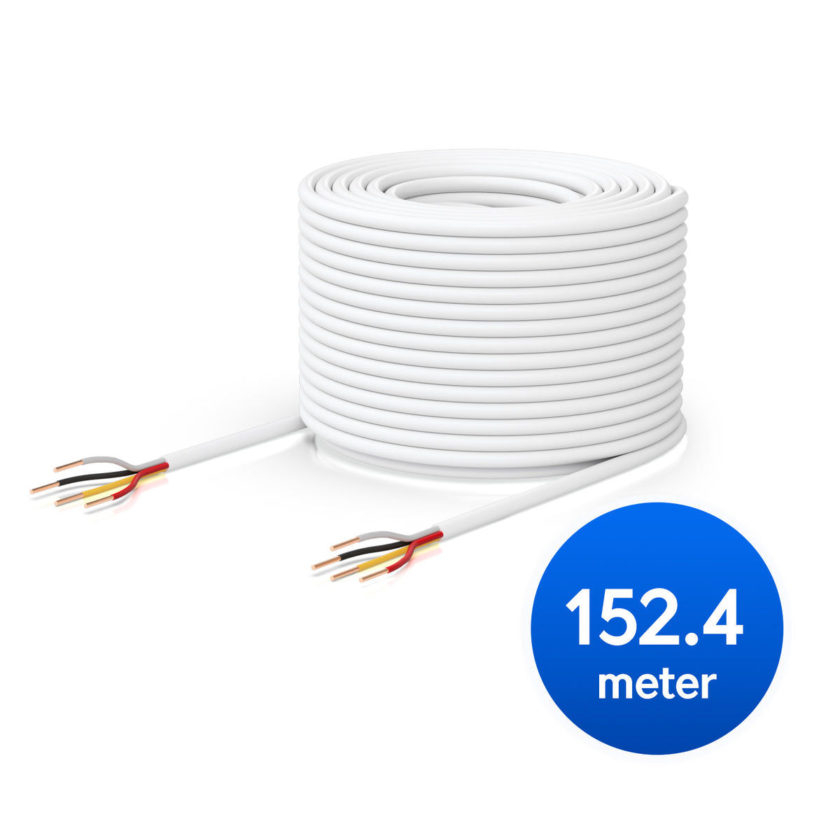 Ubiquiti Door Lock Relay Cable, 500-foot (152.4 m) Spool of Two-pair, low-voltage Cable, 36V DC, Solid bare copper,White - Image 5