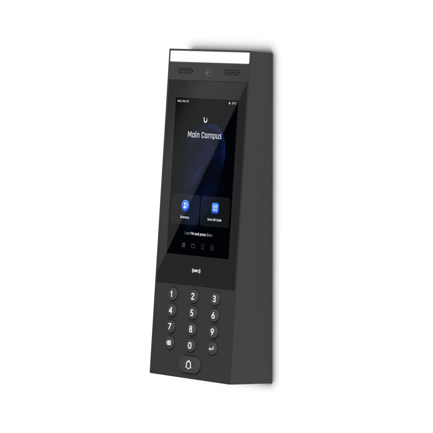 Ubiquiti Intercom Surface Angle Mount, UniFi Access Intercom Surface Angle Mount Accessory, 5° Upward Angle, Black - Image 4