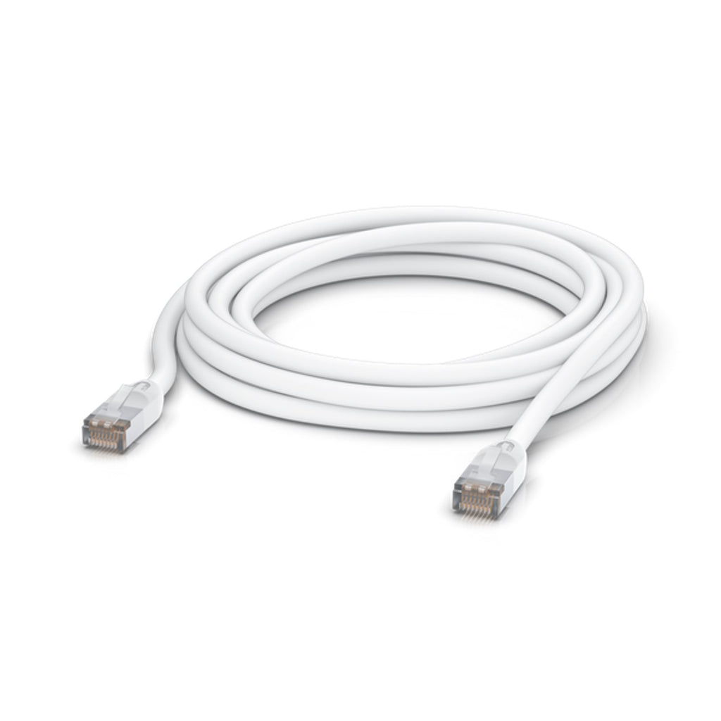 Ubiquiti UniFi Patch Cable Outdoor 5M White, Single Unit, All-weather, RJ45 Ethernet Cable, Category 5e - Image 2