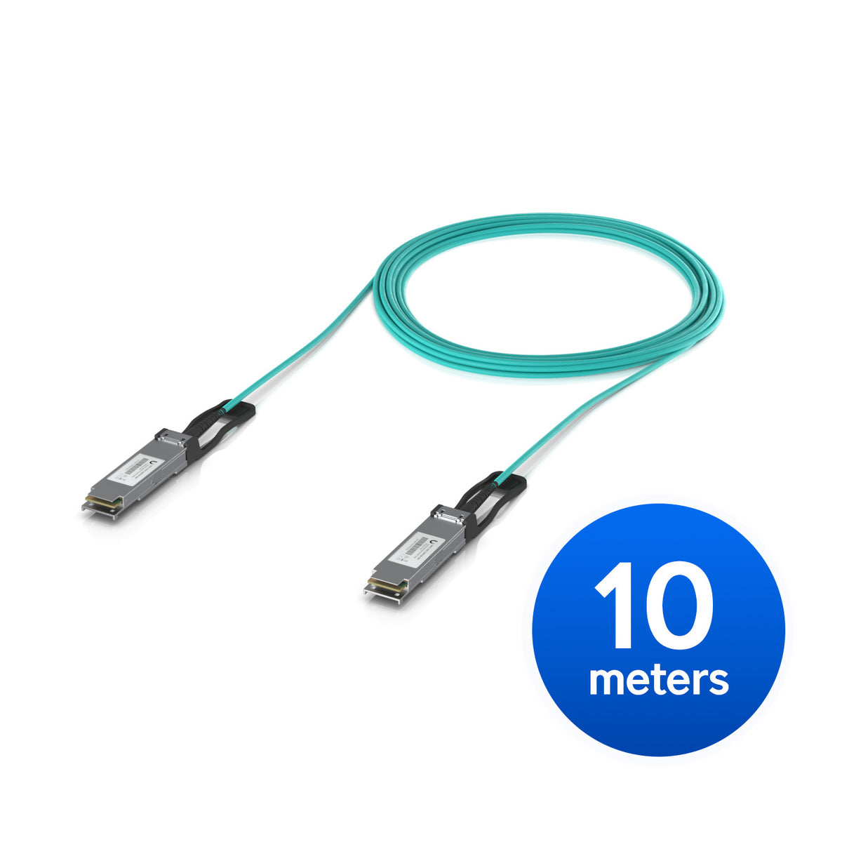Ubiquiti  100G Long-Range Direct Attach Cable, 10M, Long-Range QSFP28 Direct Attach Cable With 100 Gbps Max Data Rate. - Image 1