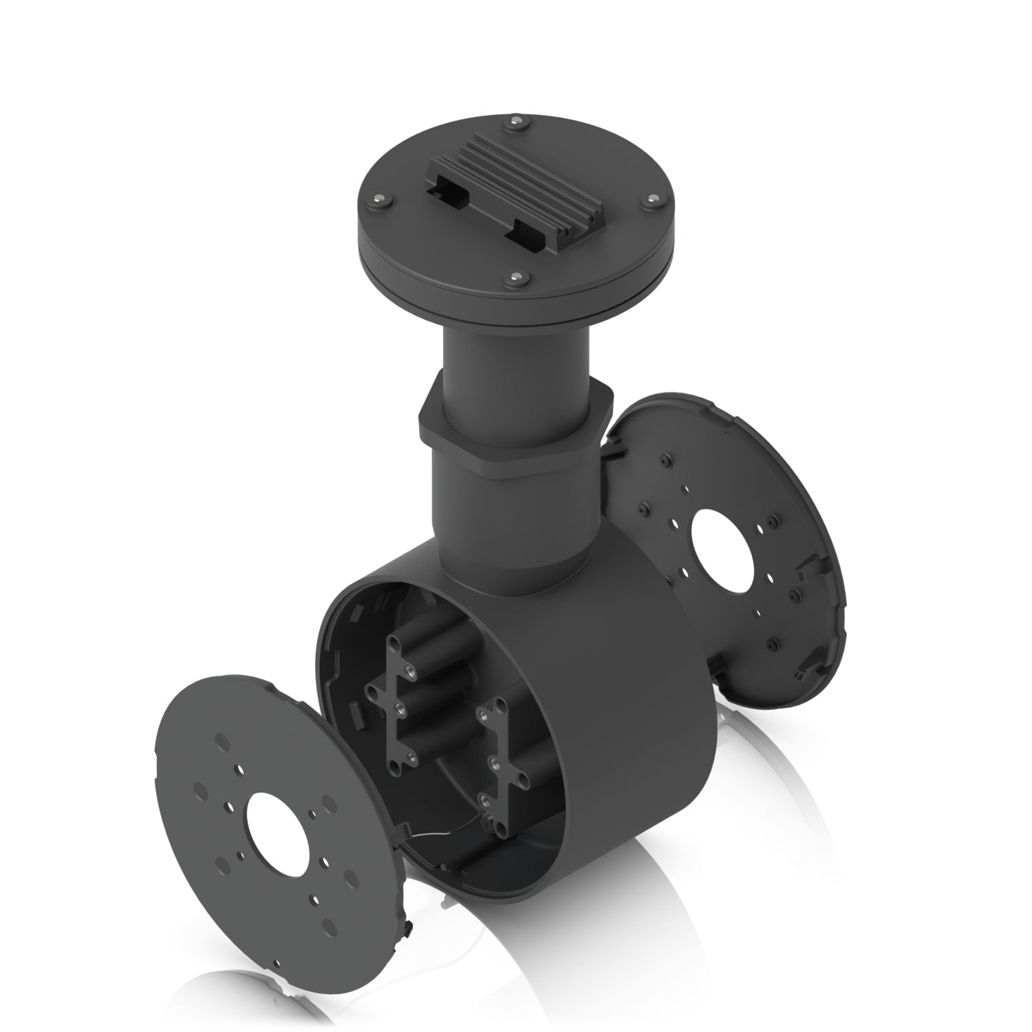 Ubiquiti Camera Dual Mount,Black,Tamper-resistant,Back-to-back,2 Bullet/Dome/Turret,Sup Surface/Pole/Pendant Instal,1 1/2" NPS Thread Conduit - Image 5