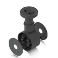 Ubiquiti Camera Dual Mount,Black,Tamper-resistant,Back-to-back,2 Bullet/Dome/Turret,Sup Surface/Pole/Pendant Instal,1 1/2" NPS Thread Conduit - Image 1
