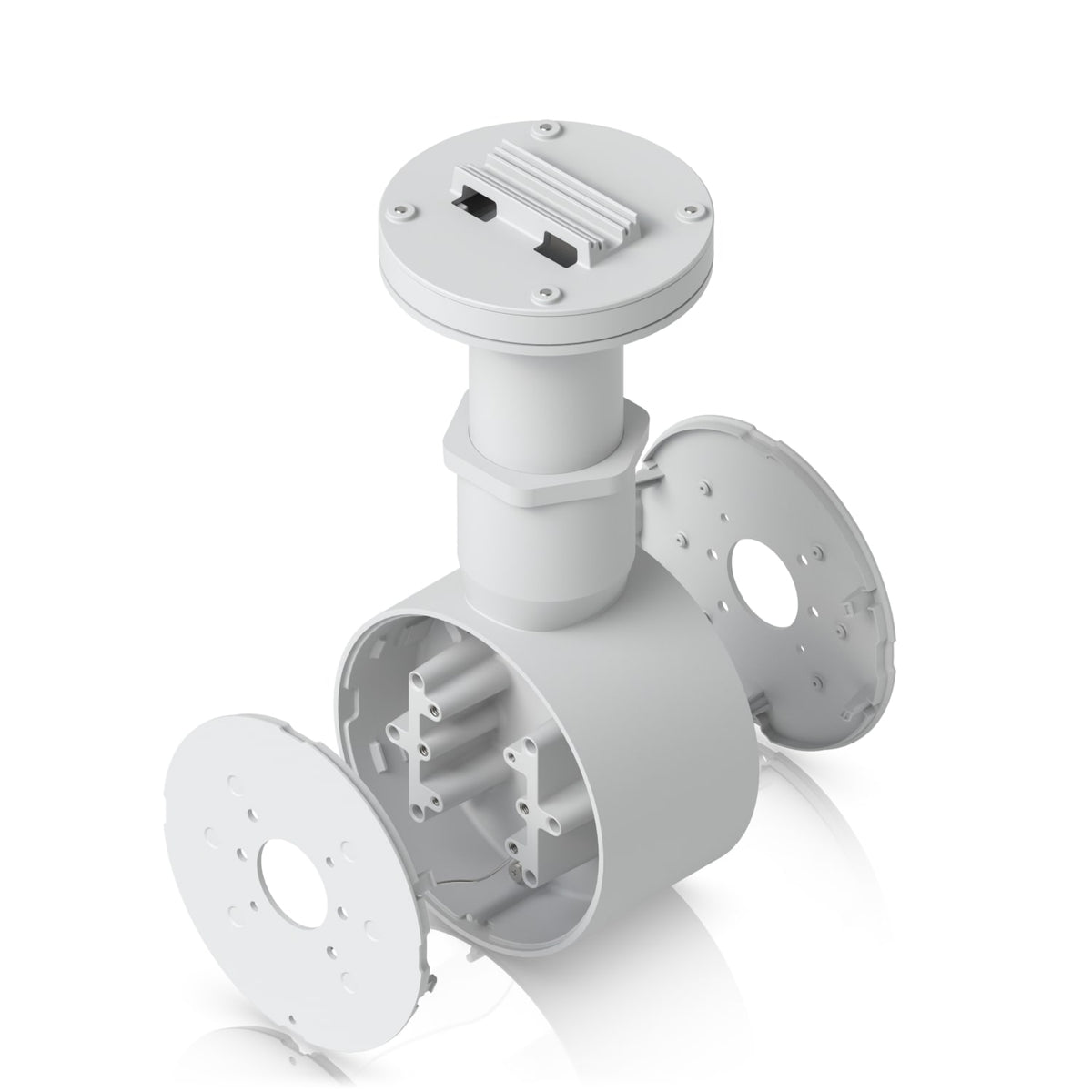 Ubiquiti Camera Dual Mount,White,Tamper-resistant,Back-to-back,2 Bullet/Dome/Turret,Sup Surface/Pole/Pendant Instal,1 1/2" NPS Thread Conduit - Image 5