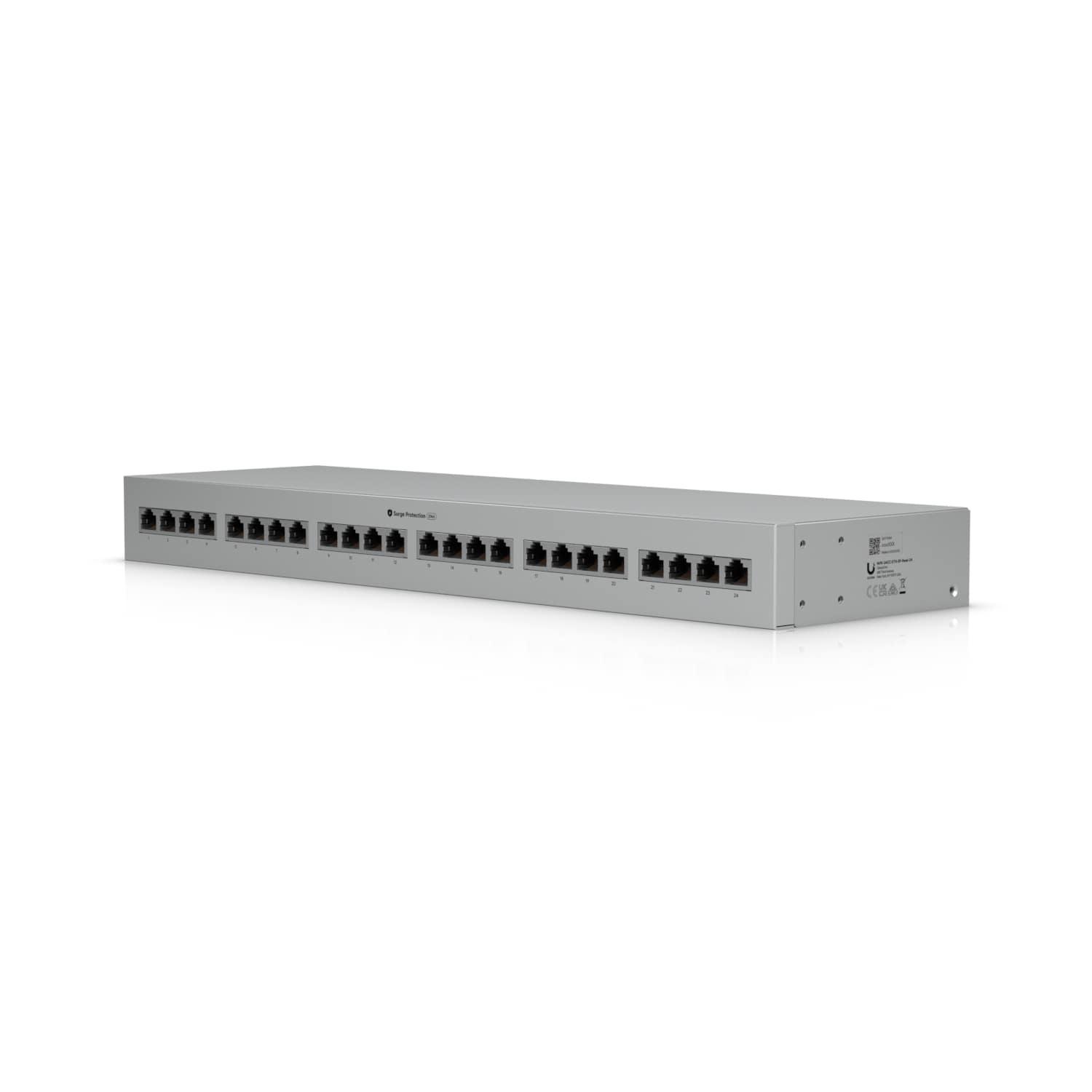 Ubiquiti Ethernet Surge Protection,Rack-mount Indoor Panel Supports Up To 10 GbE, PoE++, 20kA Surge Discharge/Port,24-port Integrated,1U Rack-mount - Image 5