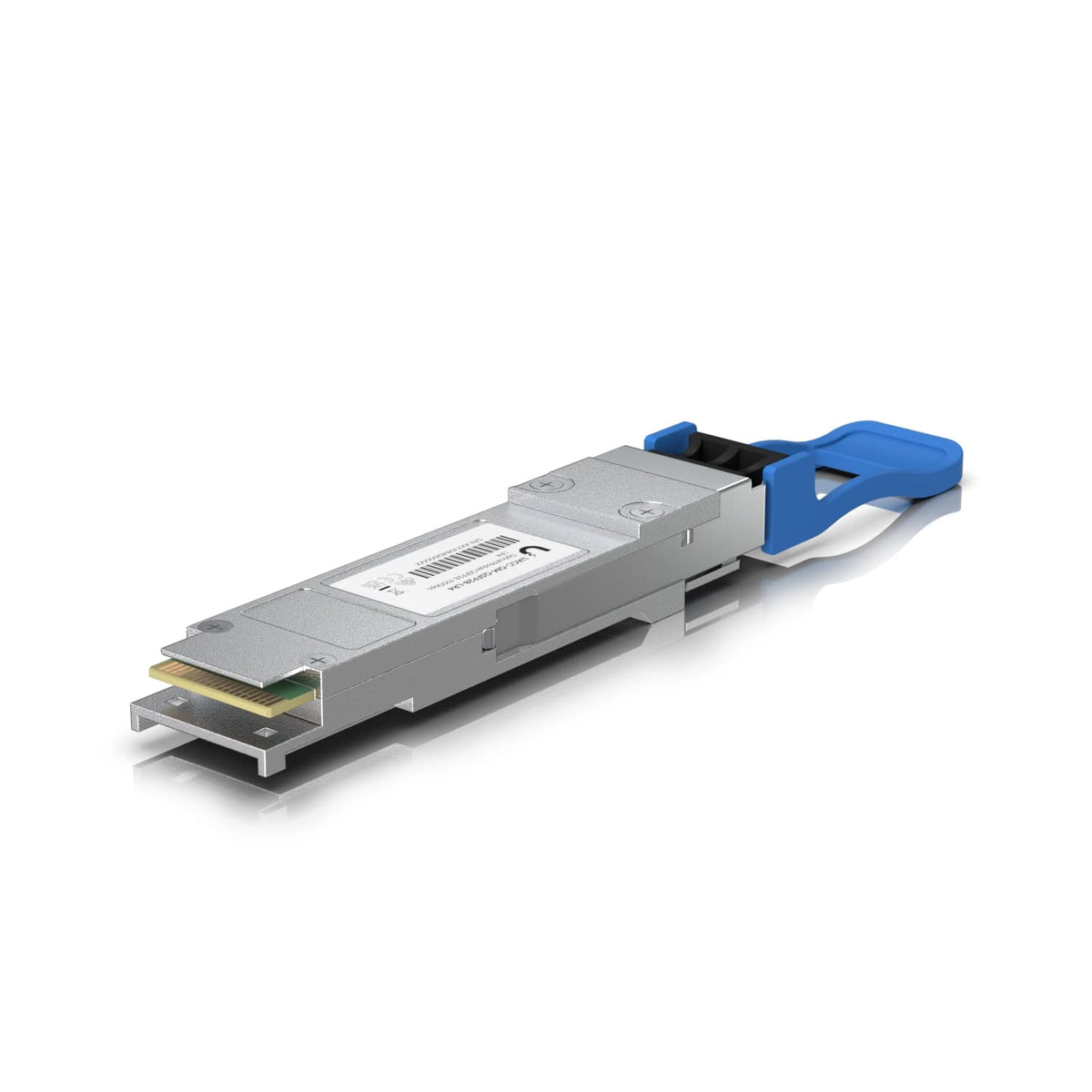 Ubiquiti  100G LR4 Single-Mode Optical Module, QSFP28 Transceiver, Supports 100G Connections, 10 Km Using Single-Mode Fiber, Duplex LC UPC Connector. - Image 1