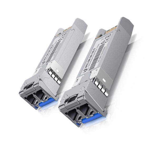 Ubiquiti UniFi 2 Pack ( OriginalUI Pack), 10 Gbps Single-Mode Optical Module,Single-mode, Fiber Transceiver, Duplex LC Connect, Up to 10 km