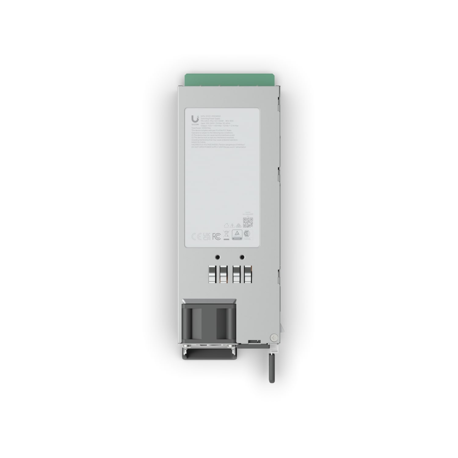 Ubiquiti Hot-Swappable Power Module (550W), Replacement Hot-swappable Power Module, Compatibility: ENVR, ECS-Aggregation, CK-Enterprise - Image 5