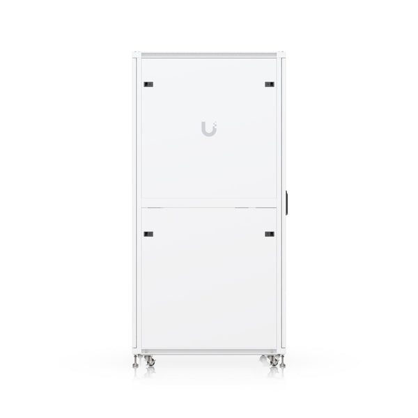 Ubiquiti 42U Rack Cabinet,Fully Assembled Floor Rack,Built-In Fans,Removable Panels,Lockable Casters,Optimal Airflow,Heavy-Duty,Easy Equipment Access.