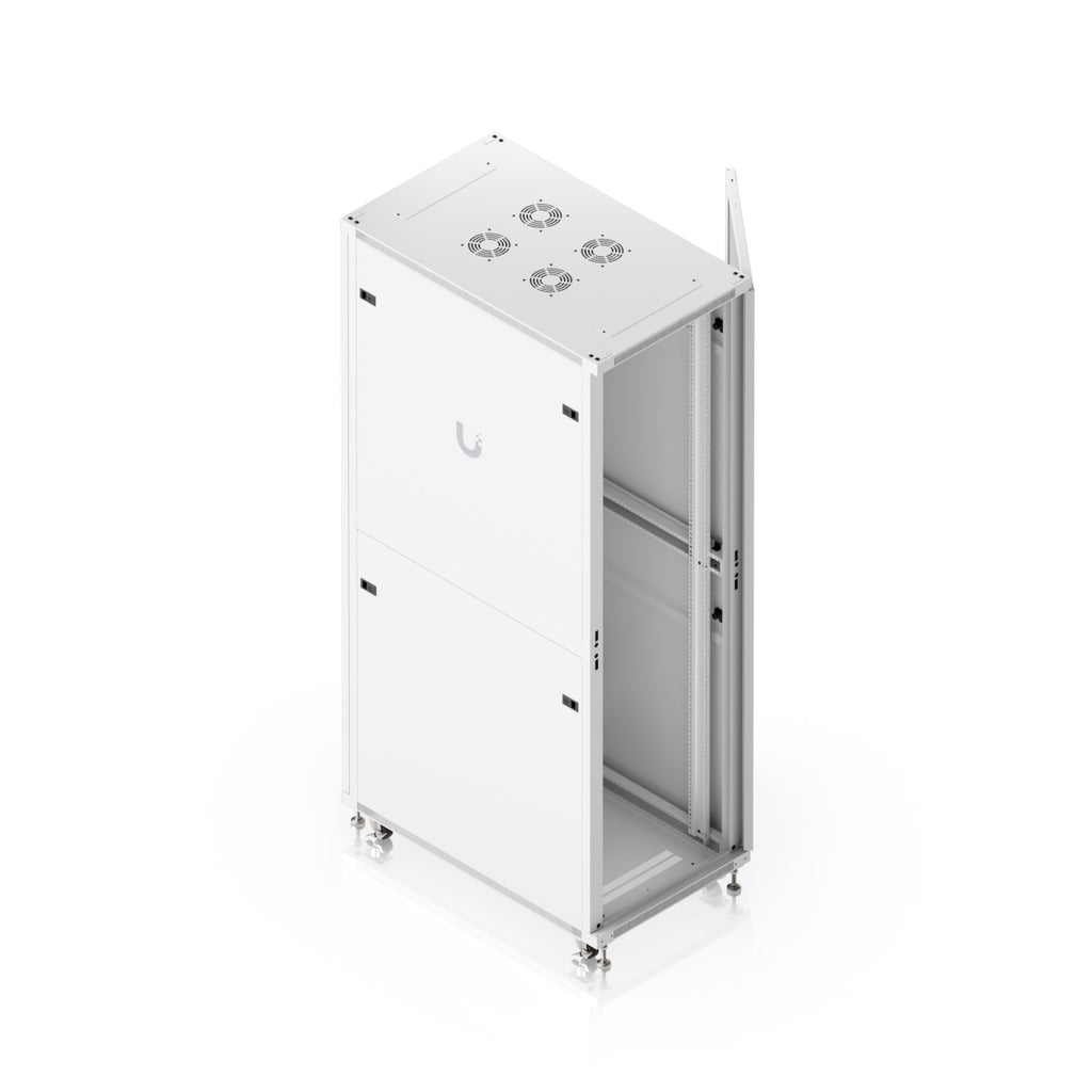 Ubiquiti 42U Rack Cabinet,Fully Assembled Floor Rack,Built-In Fans,Removable Panels,Lockable Casters,Optimal Airflow,Heavy-Duty,Easy Equipment Access. - Image 4