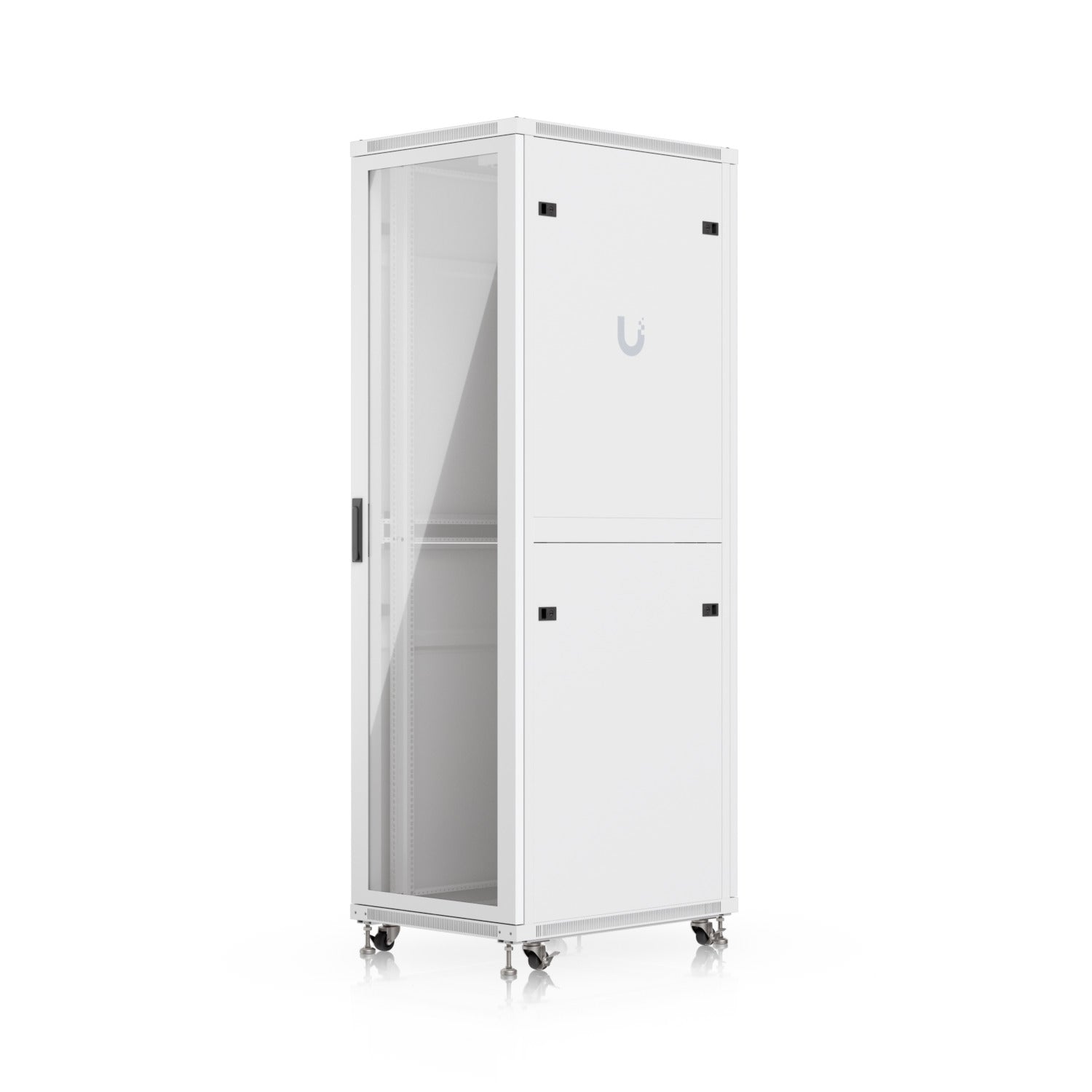 Ubiquiti 42U Rack Cabinet,Fully Assembled Floor Rack,Built-In Fans,Removable Panels,Lockable Casters,Optimal Airflow,Heavy-Duty,Easy Equipment Access - Image 2