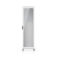 Ubiquiti 42U Rack Cabinet,Fully Assembled Floor Rack,Built-In Fans,Removable Panels,Lockable Casters,Optimal Airflow,Heavy-Duty,Easy Equipment Access - Image 1