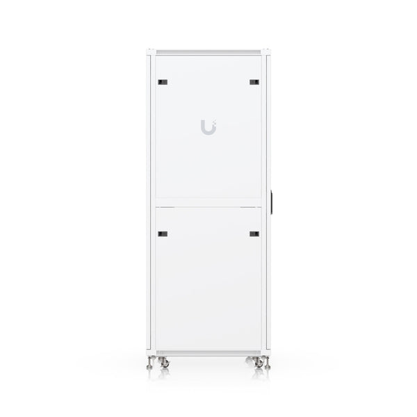 Ubiquiti 42U Rack Cabinet,Fully Assembled Floor Rack,Built-In Fans,Removable Panels,Lockable Casters,Optimal Airflow,Heavy-Duty,Easy Equipment Access