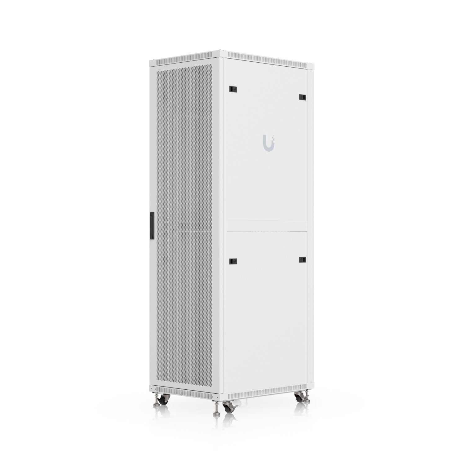 Ubiquiti 42U Rack Cabinet,Fully Assembled Floor Rack,Built-In Fans,Removable Panels,Lockable Casters,Optimal Airflow,Heavy-Duty,Easy Equipment Access - Image 3