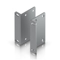 Ubiquiti Rack Ear Kit 2U, Replacement Rack Ears For UniFi 2U Rack-mount Devices, Included Precision Rack Mount Inserts & Screws - Image 1