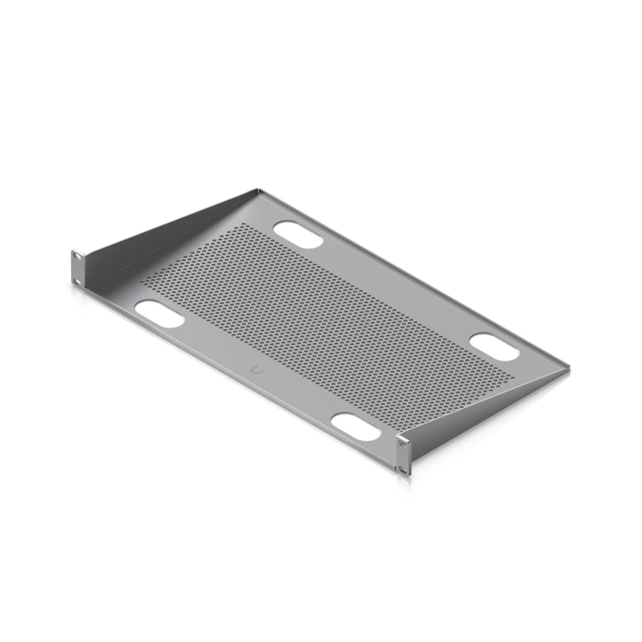 Ubiquiti Fixed Rack Shelf, 1U Fixed Cantilever Shelf For Mounting Non-RackMount Devices In Standard 19" Racks