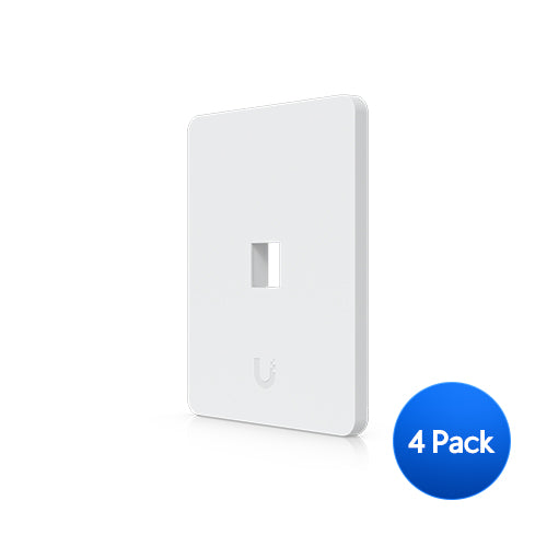 Ubiquiti Universal Paintable Keystone Wall Plate, 4-Pack, Universal Keystone Wall Plate, Paintable Cover For Clean, Customizable Finish. - Image 1
