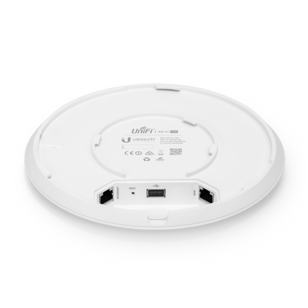 Ubiquiti UniFi AC Pro V2 Indoor & Outdoor AP, 2.4GHz @ 450Mbps, 5GHz @ 1300Mbps, 1750Mbps Total, Range Up 122m | POE Adapter Included - Image 3