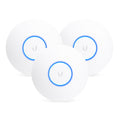 Ubiquiti NanoHD Unifi Compact 802.11ac Wave2 MU-MIMO Enterprise Access Point, 3-Pack *PoE injector is not included, Upgrade from AC-PRO - Image 1