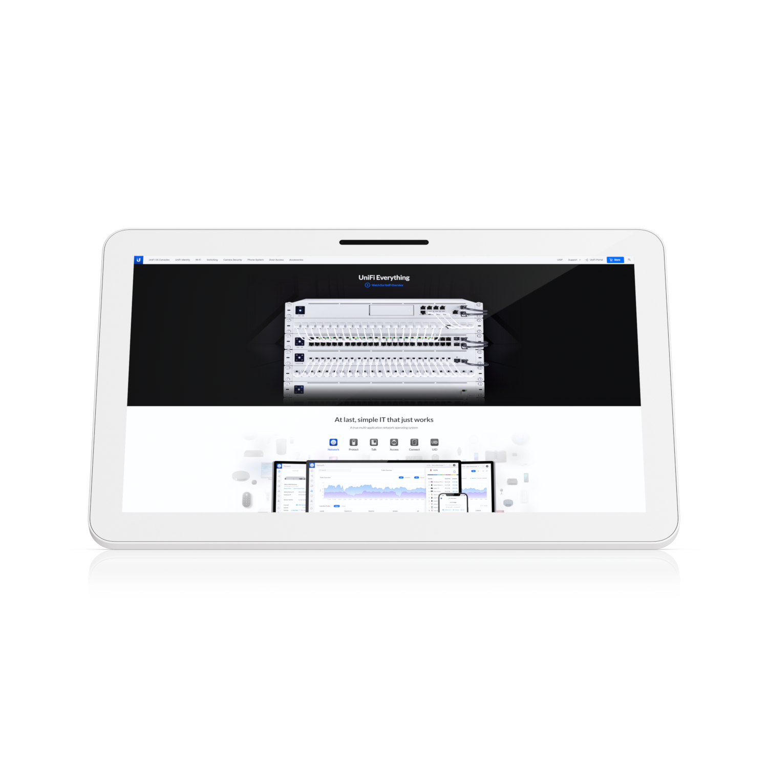 Ubiquiti Connect Display,  21.5" Full HD PoE++ Touchscreen Designed for UniFi Connect, PoE++ in, Multiple Mounting Options - Image 2