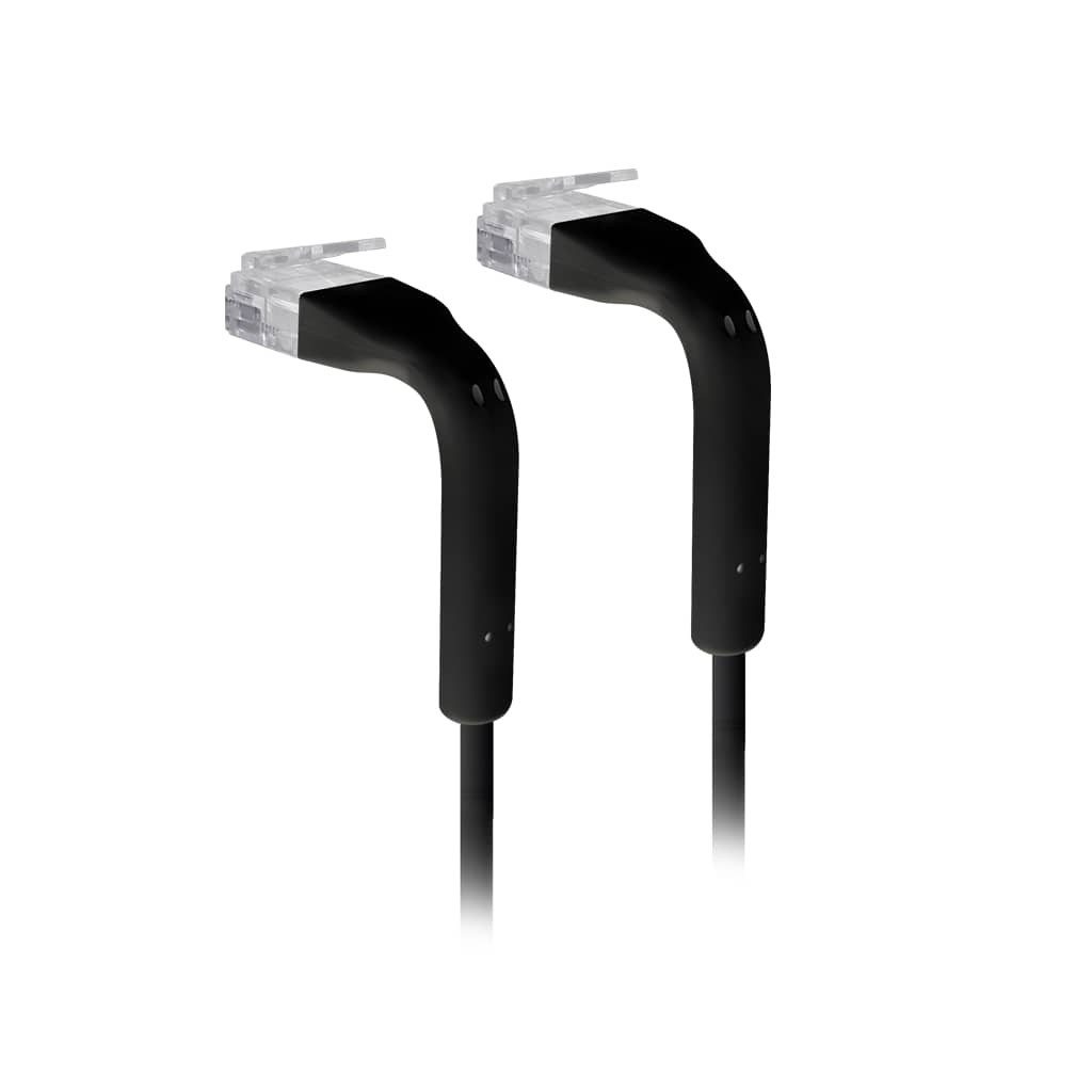Ubiquiti UniFi Patch Cable, Length 0.3m, Black, Ultra-Thin Patch Cable With GbE Support And Flexible, Bendable Boots Enhanced Installation Versatility - Image 3