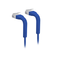 Ubiquiti UniFi Patch Cable,Length .3m,Blue,Ultra-thin patch cable with GbE support and flexible, bendable boots for enhanced installation versatility. - Image 1