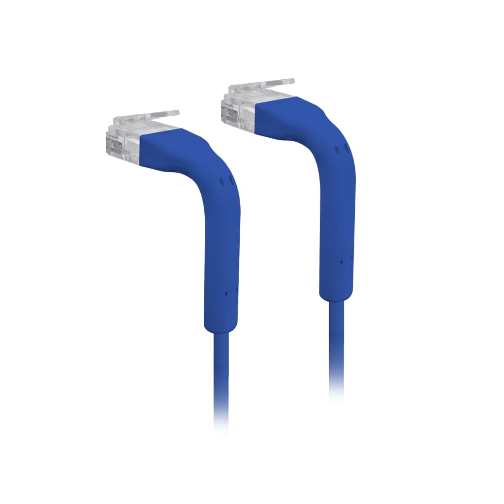 Ubiquiti UniFi Patch Cable,Length .3m,Blue,Ultra-thin patch cable with GbE support and flexible, bendable boots for enhanced installation versatility. - Image 2