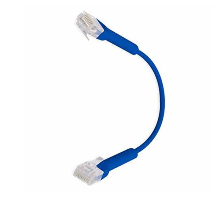 Ubiquiti UniFi Patch Cable Single Unit, 1m, Blue, End Bendable to 90 Degree, RJ45 Ethernet Cable, Cat6, Ultra-Thin 3mm Diameter - Image 2