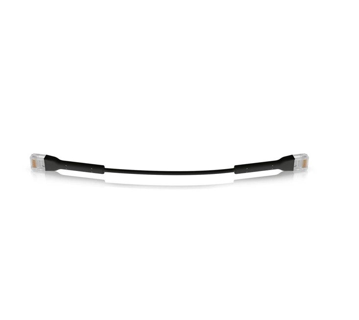 Ubiquiti UniFi Patch Cable Single Unit, 2m, Black, End Bendable to 90 Degree, RJ45 Ethernet Cable, Cat6, Ultra-Thin 3mm Diameter - Image 3