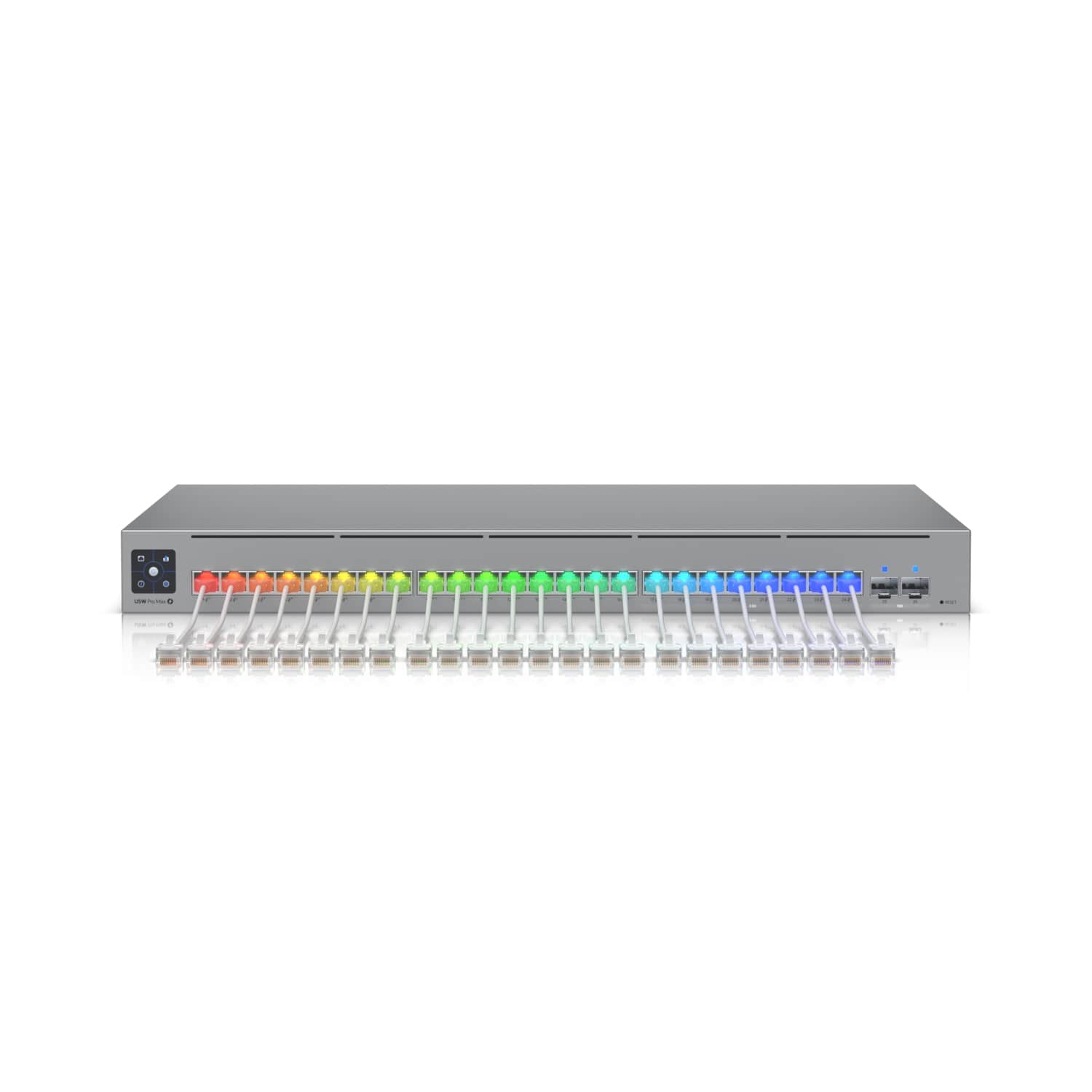 Ubiquiti UniFi Etherlighting Patch Cable, Length 12m, White, Nano-Thin Patch Cable With 10 GbE Support, Designed To Showcase EtherlightingEffects. - Image 3