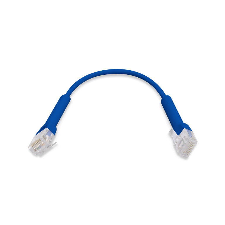 Ubiquiti UniFi Patch Cable Single Unit, 0.1m, Blue, Both End Bendable to 90 Degree, RJ45 Ethernet Cable, Cat6, Ultra-Thin 3mm Diameter - Image 2