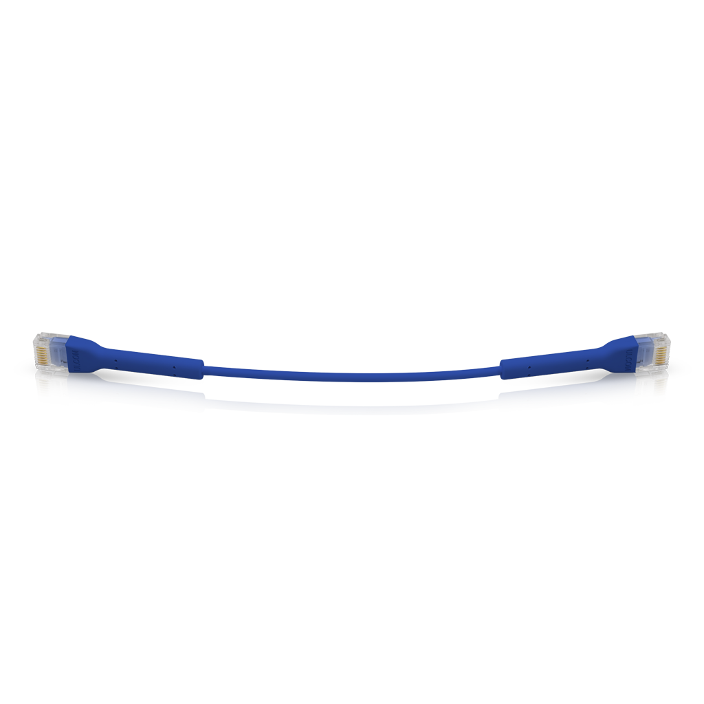 Ubiquiti UniFi Patch Cable Single Unit, 0.1m, Blue, Both End Bendable to 90 Degree, RJ45 Ethernet Cable, Cat6, Ultra-Thin 3mm Diameter - Image 3