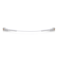 Ubiquiti UniFi Patch Cable Single Unit, 0.1m, White, Both End Bendable to 90 Degree, RJ45 Ethernet Cable, Cat6, Ultra-Thin 3mm Diameter - Image 3