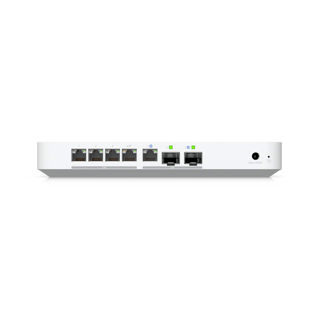 Ubiquiti Cloud Gateway Fiber,UCG-Fiber, Desktop 10G Cloud Gateway,Integrated PoE Switch,Selectable NVR Storage,Full UniFi Application Support - Image 3
