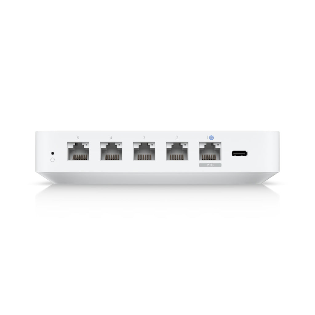 Ubiquiti Cloud Gateway Ultra, Multi-WAN, (4) GbE RJ45 ports, (1) 1/2.5 GbE RJ45 ports, USB Type C, 5V DC/3A, 100–240V AC,  Max 6.2W - Image 4