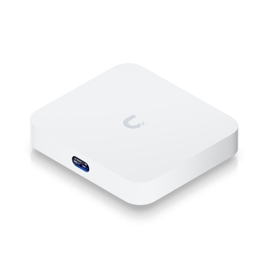 Ubiquiti Cloud Gateway Ultra, Multi-WAN, (4) GbE RJ45 ports, (1) 1/2.5 GbE RJ45 ports, USB Type C, 5V DC/3A, 100–240V AC,  Max 6.2W - Image 1