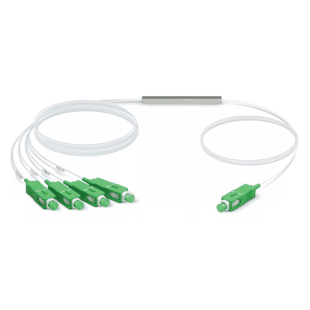 Ubiquiti UFiber Gigabit Passive Optical Network Splitter 1:4, For Use With UFiber OLT Solutions, Terminated With SC/APC Connector, - Image 1