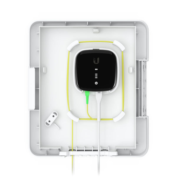 Ubiquiti Fiber Outdoor Terminal Box,Weatherproof,Pole-mountable Enclosure, Protect Outdoor Fiber Devices,Compatible UF-Nano,UF-LOCO,UF-LOCO-20,UACC-AE - Image 1