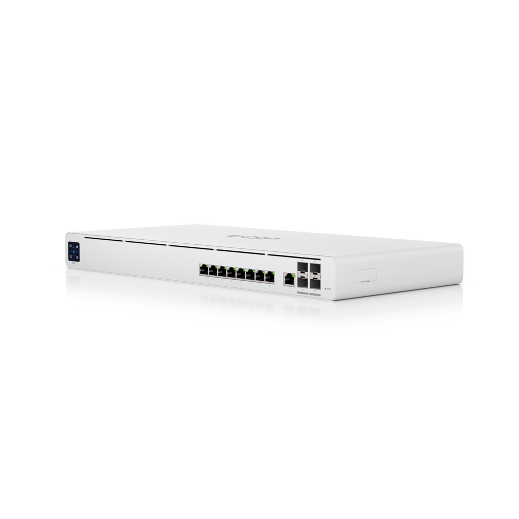 Ubiquiti UISP Router Professional, (9) GbE RJ45 ports, (4) 10G SFP+ ports, Integrated Layer 2 Switch,  Up to 9,500 Mbps NAT Throughput, - Image 1
