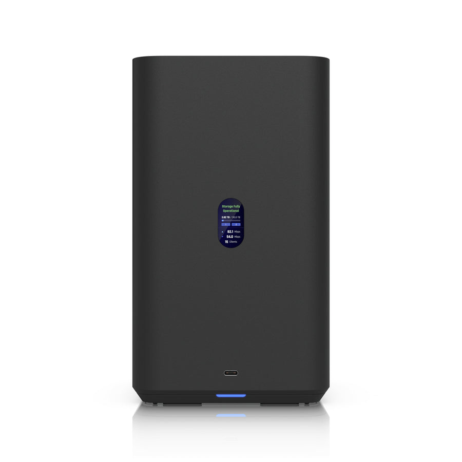 Ubiquiti UNAS 2, Black, UniFi Network Attached Storage (2)3.5" HDD Bays, 2.5 GbE Networking, USB-C Connectivity, PoE++ Adapter, All In Compact Foot.