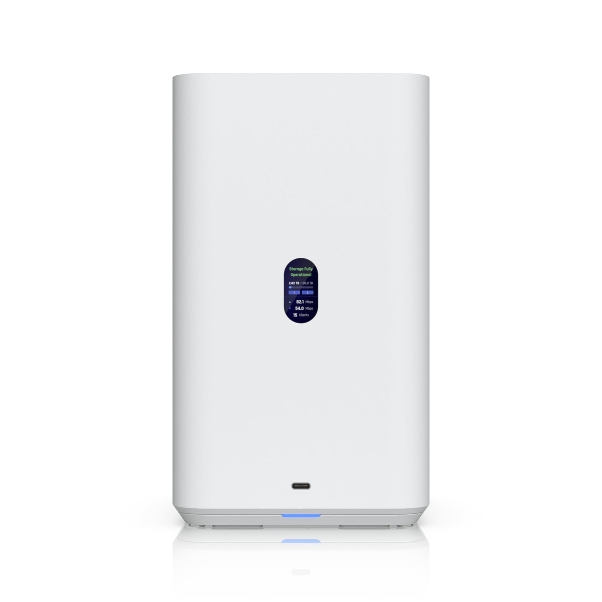 Ubiquiti UNAS 2, White, UniFi Network Attached Storage (2) 3.5" HDD Bays, 2.5 GbE Networking, USB-C Connectivity, Included PoE++ Adapter, Compact Foot - Image 5