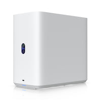 Ubiquiti UNAS 4, White, UniFi Network Storage (4)2.5/3.5" HDD Bays,(2)M.2 NVMe SSD Cach Slot,2.5 GbE, USB-C Connect, PoE+++ Adapter, Compact Footprint - Image 2