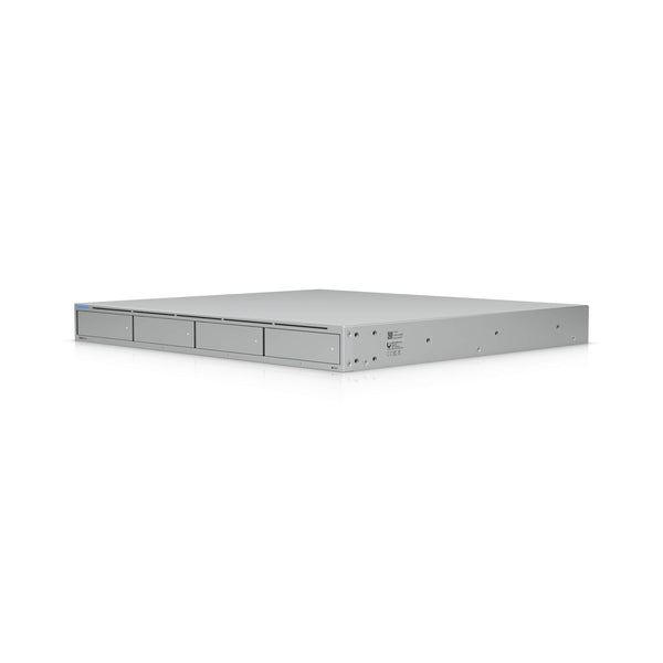 Ubiquiti UNAS Pro 4, 1U Rack-Mount NAS(4) 2.5/3.5"HDD Bays(2) M.2NVMe SSD, Fast Access, Low Latency, High-Availability 10Gbps,Large Storage